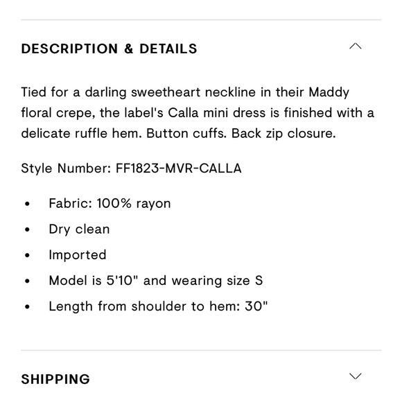 Faithfull the Brand Red Calla Long Sleeve mini dress XS - Picture 9 of 9